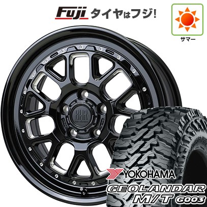 【新品】デリカD5 夏タイヤ ホイール4本セット 215/70R16 ヨコハマ ジオランダー M/T G003 ホットスタッフ バークレイハードロック ヒューロン 7J 16インチ(送料無料)