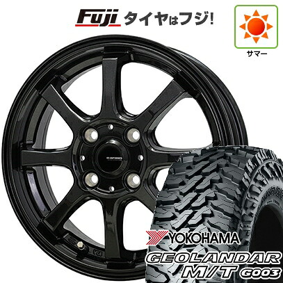 【新品 軽自動車】ハスラー 夏タイヤ ホイール4本セット 165/65R14 ヨコハマ ジオランダー M/T G003 ホットスタッフ ジースピード G-08 4.5J 14インチ(送料無料)