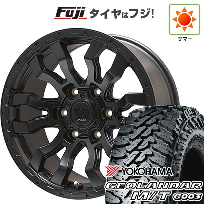 【新品】ジムニー 夏タイヤ ホイール4本セット 175/80R16 ヨコハマ ジオランダー M/T G003 トピー ヴァブロ RR-01【限定】 5.5J 16インチ(送料無料)|フジ スペシャルセレクション