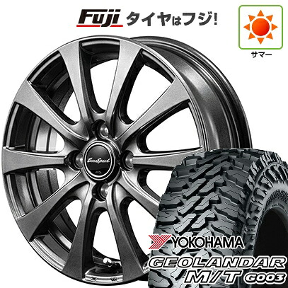 【新品 軽自動車】軽トラ 軽バン 夏タイヤ ホイール4本セット 145/80R12 80/78N ヨコハマ ジオランダー M/T G003 MID WHEELS G10 3.5J 12インチ(送料無料)