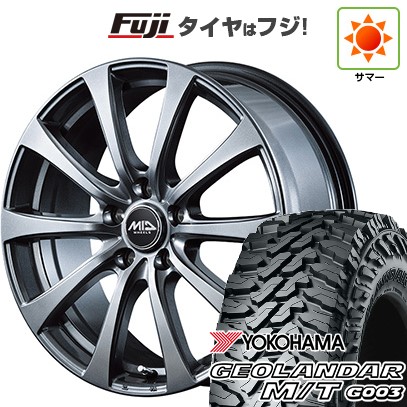 【新品国産車用5穴114.3】 夏タイヤ ホイール4本セット 225/65R17 ヨコハマ ジオランダー M/T G003 MID WHEELS G10 7J 17インチ(送料無料)｜フジ スペシャルセレクション