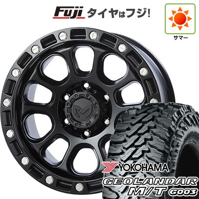 【新品】プラド/ハイラックス 夏タイヤ ホイール4本セット 265/65R17 ヨコハマ ジオランダー M/T G003 トライスター MKW M204 JP Spec 8J 17インチ(送料無料)
