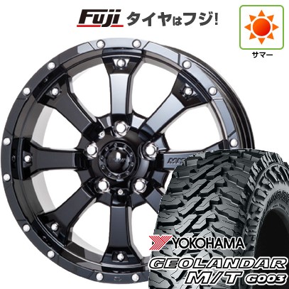 【新品】デリカD5 夏タイヤ ホイール4本セット 215/70R16 ヨコハマ ジオランダー M/T G003 トライスター MKW MK-46 7J 16インチ(送料無料)
