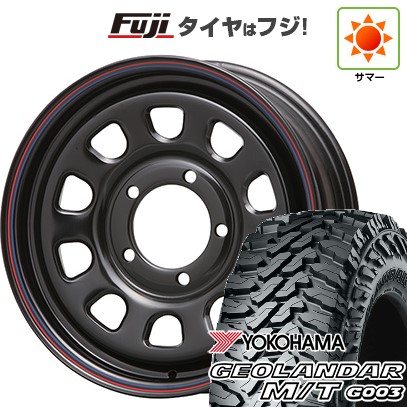 【新品】ジムニーシエラ/ジムニーノマド 夏タイヤ ホイール4本セット 235/75R15 ヨコハマ ジオランダー M/T G003 MLJ デイトナSS 6J 15インチ(送料無料) 76,780円
