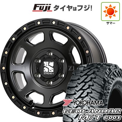 【新品国産車用6穴139.7】 夏タイヤ ホイール4本セット 275/70R17 ヨコハマ ジオランダー M/T G003 MLJ エクストリームJ XJ07 8J 17インチ(送料無料)