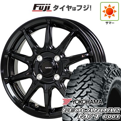 【新品 軽自動車】ハスラー 夏タイヤ ホイール4本セット 165/65R14 ヨコハマ ジオランダー M/T G003 ホットスタッフ ジースピード G-05 4.5J 14インチ(送料無料)|フジ スペシャルセレクション