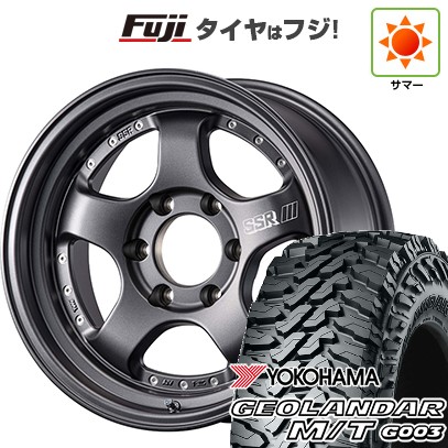 【新品国産車用6穴139.7】 夏タイヤ ホイール4本セット 285/70R17 ヨコハマ ジオランダー M/T G003 SSR ディバイド SP1 トレイル 8.5J 17インチ(送料無料)