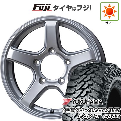【新品】ジムニー 夏タイヤ ホイール4本セット 195R16C 104/102Q ヨコハマ ジオランダー M/T G003 トピー ME-A 5.5J 16インチ(送料無料) 65,340円