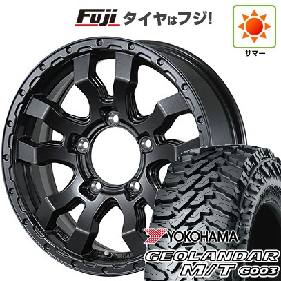 【新品】ジムニー 夏タイヤ ホイール4本セット 175/80R16 ヨコハマ ジオランダー M/T G003 トピー ヴァブロ RR-01 5.5J 16インチ(送料無料) 76,285円