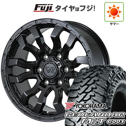 【新品】プラド/ハイラックス 夏タイヤ ホイール4本セット 265/65R17 ヨコハマ ジオランダー M/T G003 トピー ヴァブロ RR-01 8J 17インチ(送料無料)