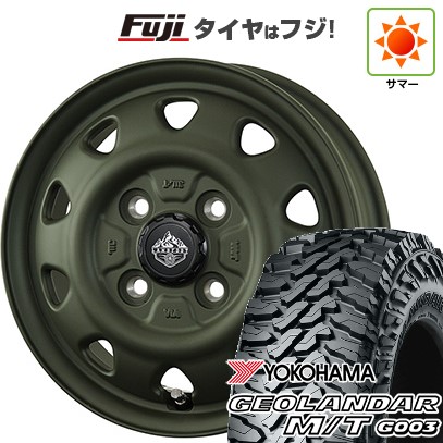 【新品国産車用5穴114.3】 夏タイヤ ホイール4本セット 225/65R17 ヨコハマ ジオランダー M/T G003 トピー ランドフット SWZ 数量限定 7J 17インチ(送料無料)