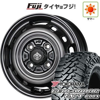 【新品 軽自動車】ハスラー 夏タイヤ ホイール4本セット 165/65R14 ヨコハマ ジオランダー M/T G003 トピー ランドフット XFG 数量限定 4.5J 14インチ(送料無料)