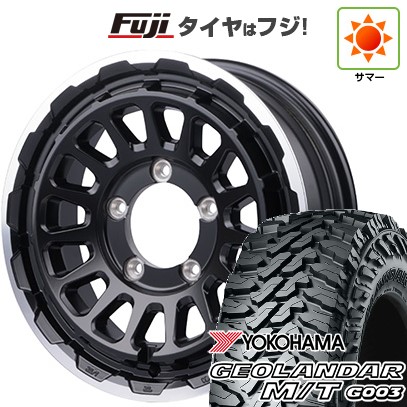 【新品】ジムニー 夏タイヤ ホイール4本セット 195R16C 104/102Q ヨコハマ ジオランダー M/T G003 シーエルリンク UNIONRIM HR 5.5J 16インチ(送料無料)
