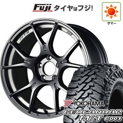 【新品国産車用5穴114.3】 夏タイヤ ホイール4本セット 225/65R17 ヨコハマ ジオランダー M/T G003 SSR GT GTX02 7J 17インチ(送料無料)