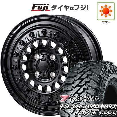 【新品 軽自動車】軽トラ 軽バン 夏タイヤ ホイール4本セット 145/80R12 80/78N ヨコハマ ジオランダー M/T G003 モンツァ HI-BLOCK ターマー 12インチ(送料無料)｜フジ スペシャルセレクション