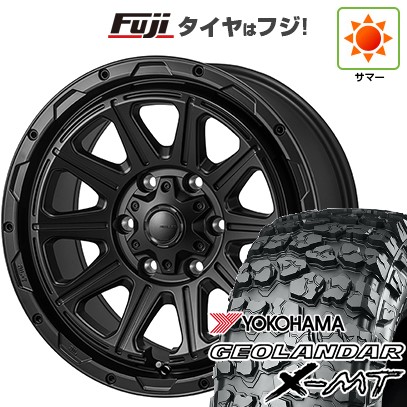 【新品国産車用6穴139.7】 夏タイヤ ホイール4本セット 35X12.5R17 ヨコハマ ジオランダー X-MT G005 モンツァ HI-BLOCK レグルス 8J 17インチ(送料無料)｜フジ スペシャルセレクション