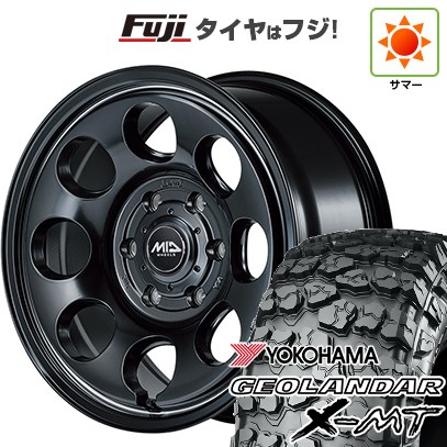 【新品国産車用6穴139.7】 夏タイヤ ホイール4本セット 35X12.5R17 ヨコハマ ジオランダー X-MT G005 MID WHEELS ガルシア パーム8 8J 17インチ(送料無料)