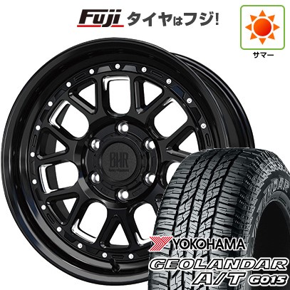 【新品国産車用6穴139.7】 夏タイヤ ホイール4本セット 285/70R17 ヨコハマ ジオランダー A/T G015 OWL/RBL ホットスタッフ バークレイハードロック ヒューロン 8J 17インチ(送料無料)｜フジ スペシャルセレクション