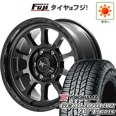 【新品】ハイエース200系 夏タイヤ ホイール4本セット 215/65R16 109/107S ヨコハマ ジオランダー A/T G015 WL/RBL MID WHEELS NITRO POWER M10 パーシング バレルブラックエディション 6.5J 16インチ(送料無料) 100,595円
