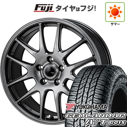 【新品国産車用5穴114.3】 夏タイヤ ホイール4本セット 225/60R17 ヨコハマ ジオランダー A/T G015 OWL/RBL モンツァ ZACK JP-205 7J 17インチ(送料無料)｜フジ スペシャルセレクション