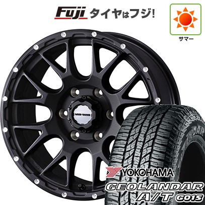 【新品】ハイエース200系 夏タイヤ ホイール4本セット 215/65R16 109/107S ヨコハマ ジオランダー A/T G015 WL/RBL WEDS ウェッズアドベンチャー マッドヴァンス 08 6.5J 16インチ(送料無料)