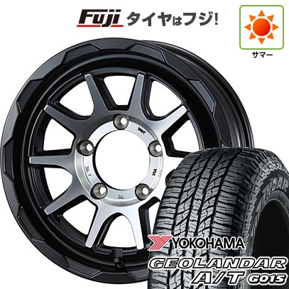 【新品】ジムニー 夏タイヤ ホイール4本セット 185/85R16 ヨコハマ ジオランダー A/T G015 WL/RBL WEDS ウェッズアドベンチャー マッドヴァンス 06 5.5J 16インチ(送料無料)