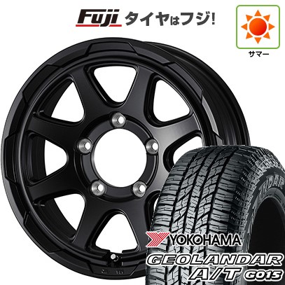 【新品】ジムニー 夏タイヤ ホイール4本セット 185/85R16 ヨコハマ ジオランダー A/T G015 WL/RBL WEDS ウェッズアドベンチャー スタットベルク 5.5J 16インチ(送料無料)｜フジ スペシャルセレクション