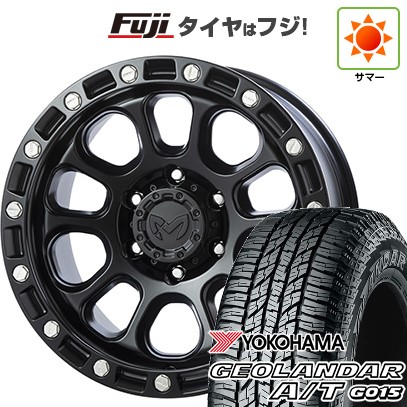 【新品国産車用6穴139.7】 夏タイヤ ホイール4本セット 285/70R17 ヨコハマ ジオランダー A/T G015 OWL/RBL トライスター MKW M204 JP Spec 8J 17インチ(送料無料)