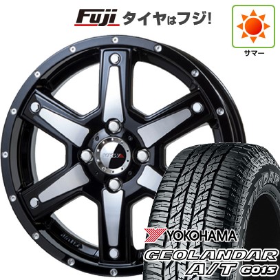 【新品 軽自動車】N-BOX タント スペーシア 夏タイヤ ホイール4本セット 165/55R15 ヨコハマ ジオランダー A/T G015 RBL トライスター MKW MK-56 4.5J 15インチ(送料無料)|フジ スペシャルセレクション