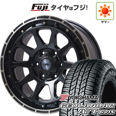 【新品国産車用6穴139.7】 夏タイヤ ホイール4本セット 285/70R17 ヨコハマ ジオランダー A/T G015 OWL/RBL レアマイスター LMG DIEZ グロスブラック/ブロンズクリア 8J 17インチ(送料無料)|フジ スペシャルセレクション