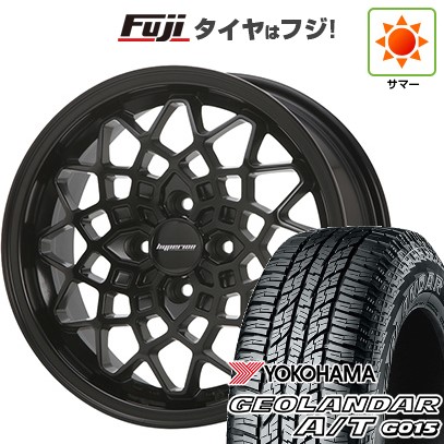 【新品 軽自動車】ハスラー デリカミニ(4WD) 夏タイヤ ホイール4本セット 165/60R15 ヨコハマ ジオランダー A/T G015 RBL MLJ ハイペリオン カルマ 5J 15インチ(送料無料)