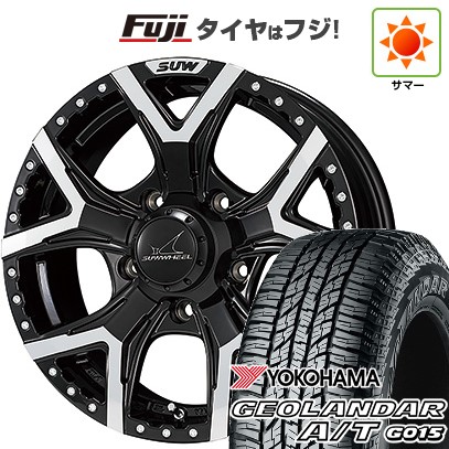 【新品】ジムニー 夏タイヤ ホイール4本セット 185/85R16 ヨコハマ ジオランダー A/T G015 WL/RBL クライメイト SUW フォルテ 5.5J 16インチ(送料無料) 101,310円
