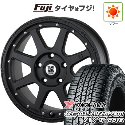 【新品国産車用5穴114.3】 夏タイヤ ホイール4本セット 225/60R17 ヨコハマ ジオランダー A/T G015 OWL/RBL MLJ エクストリームJ 7.5J 17インチ(送料無料)|フジ スペシャルセレクション