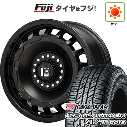 【新品】ジムニー 夏タイヤ ホイール4本セット 185/85R16 ヨコハマ ジオランダー A/T G015 WL/RBL オフビート レクセル スワッガー 5.5J 16インチ(送料無料)