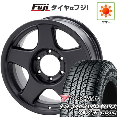 【新品国産車用6穴139.7】 夏タイヤ ホイール4本セット 285/70R17 ヨコハマ ジオランダー A/T G015 OWL/RBL フォーバイフォーエンジニア ブラッドレー V 9J 17インチ(送料無料)｜フジ スペシャルセレクション