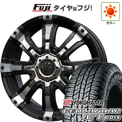 【新品 軽自動車】N-BOX タント スペーシア 夏タイヤ ホイール4本セット 165/55R15 ヨコハマ ジオランダー A/T G015 RBL クリムソン マーテルギア(MG) ビースト 5J 15インチ(送料無料)｜フジ スペシャルセレクション 70,015円
