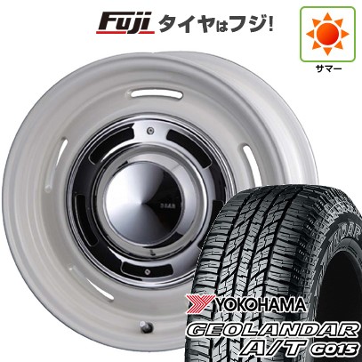 【新品】ハイエース200系 夏タイヤ ホイール4本セット 215/65R16 109/107S ヨコハマ ジオランダー A/T G015 WL/RBL クリムソン ディーン クロスカントリー 7J 16インチ(送料無料)｜フジ スペシャルセレクション