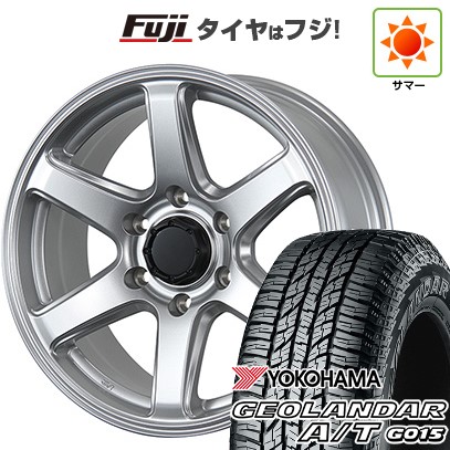 【新品国産車用6穴139.7】 夏タイヤ ホイール4本セット 285/70R17 ヨコハマ ジオランダー A/T G015 OWL/RBL トピー ME-A 7.5J 17インチ(送料無料)｜フジ スペシャルセレクション
