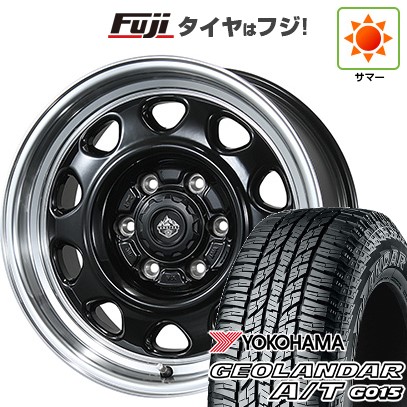 【新品国産車用6穴139.7】 夏タイヤ ホイール4本セット 285/70R17 ヨコハマ ジオランダー A/T G015 OWL/RBL トピー ランドフット SWZ 数量限定 8J 17インチ(送料無料)｜フジ スペシャルセレクション