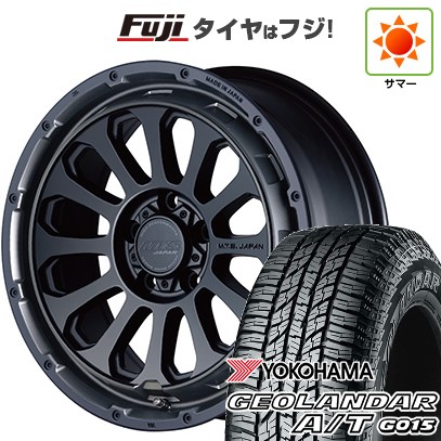 【新品国産車用5穴114.3】 夏タイヤ ホイール4本セット 225/60R17 ヨコハマ ジオランダー A/T G015 OWL/RBL エムテクノ M.T.S.JAPAN X CROSS TW 7J 17インチ(送料無料)|フジ スペシャルセレクション