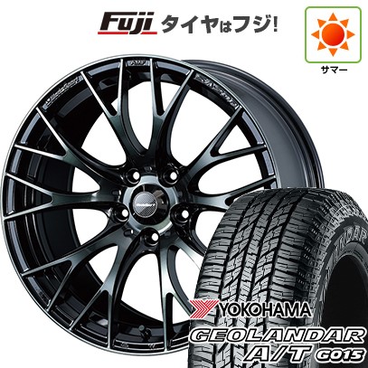 【新品国産車用5穴114.3】 夏タイヤ ホイール4本セット 225/65R17 ヨコハマ ジオランダー A/T G015 OWL/RBL WEDS ウェッズスポーツ SA-20R 17インチ(送料無料)