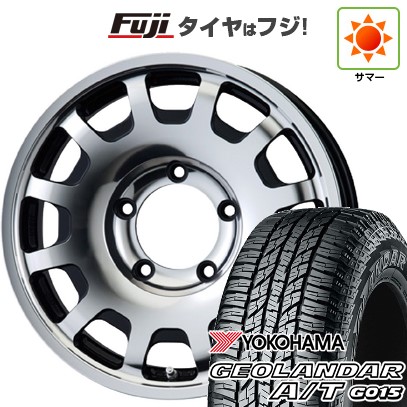 【新品】ジムニー 夏タイヤ ホイール4本セット 185/85R16 ヨコハマ ジオランダー A/T G015 WL/RBL ENKEI エンケイ all オールフォー 5.5J 16インチ(送料無料)
