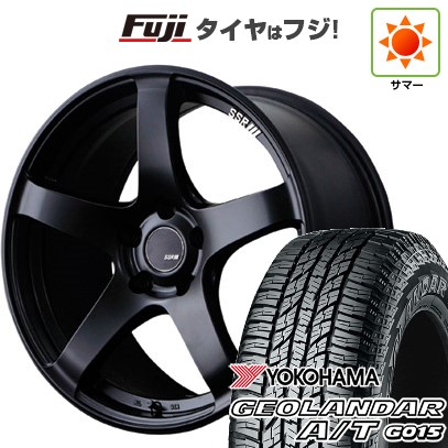 【新品国産車用5穴114.3】 夏タイヤ ホイール4本セット 225/65R17 ヨコハマ ジオランダー A/T G015 OWL/RBL SSR GT GTV01 7J 17インチ(送料無料)｜フジ スペシャルセレクション