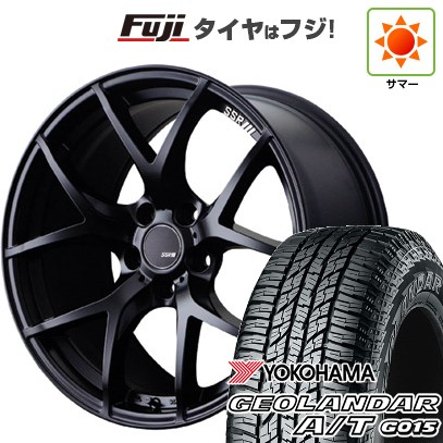 【新品国産車用5穴114.3】 夏タイヤ ホイール4本セット 225/65R17 ヨコハマ ジオランダー A/T G015 OWL/RBL SSR GT GTV03 7J 17インチ(送料無料)｜フジ スペシャルセレクション