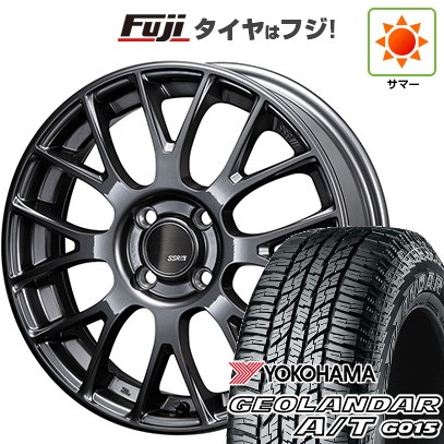 【新品国産車用5穴114.3】 夏タイヤ ホイール4本セット 225/65R17 ヨコハマ ジオランダー A/T G015 OWL/RBL SSR GT GTV04 7J 17インチ(送料無料)｜フジ スペシャルセレクション