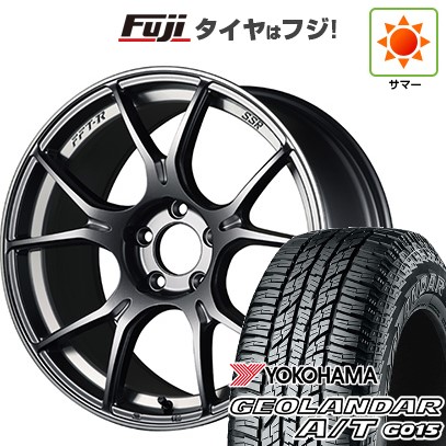 【新品国産車用5穴114.3】 夏タイヤ ホイール4本セット 225/65R17 ヨコハマ ジオランダー A/T G015 OWL/RBL SSR GT GTX02 7J 17インチ(送料無料)