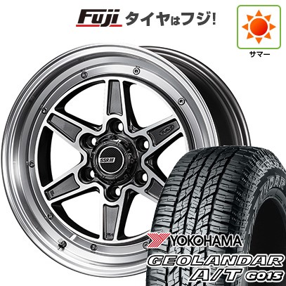 【新品】ハイエース200系 夏タイヤ ホイール4本セット 215/65R16 109/107S ヨコハマ ジオランダー A/T G015 WL/RBL SSR ディバイド MK6 6.5J 16インチ(送料無料)