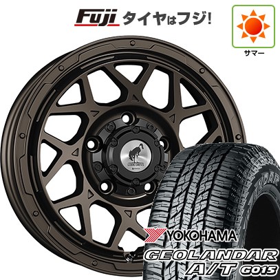 【新品】ジムニー 夏タイヤ ホイール4本セット 185/85R16 ヨコハマ ジオランダー A/T G015 WL/RBL スーパースター ロディオドライブ 8M MONO 5.5J 16インチ(送料無料)