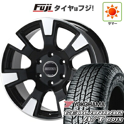 【新品】ハイエース200系 夏タイヤ ホイール4本セット 215/65R16 109/107S ヨコハマ ジオランダー A/T G015 WL/RBL エセックス ES-16 16インチ(送料無料)｜フジ スペシャルセレクション
