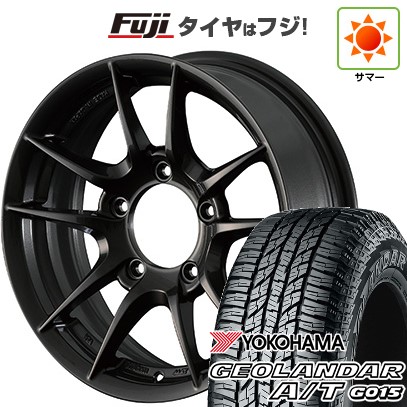 【新品】ジムニー 夏タイヤ ホイール4本セット 185/85R16 ヨコハマ ジオランダー A/T G015 WL/RBL アピオ ワイルドボア Z 5.5J 16インチ(送料無料)